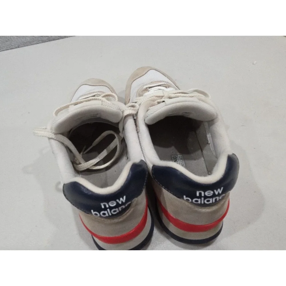 New Balance Mens‎ 515 Classic Sneaker Shoe ML515RC3 White Blue Red Size 10